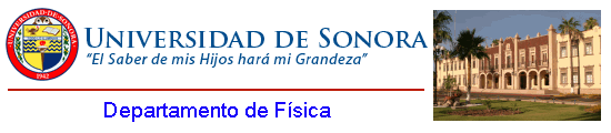 Departamento de Fsica - Universidad de Sonora